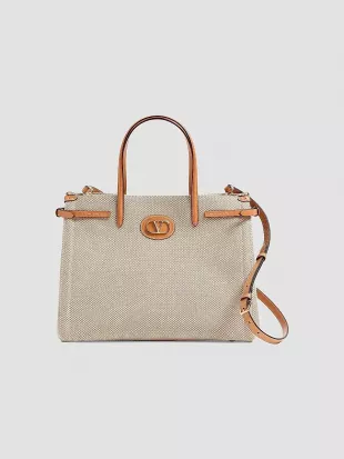 Antibes Medium Canvas Shopping Tote