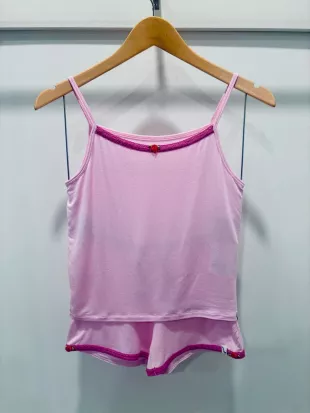 PG Light Pink Tank Top and Short Pajama Set