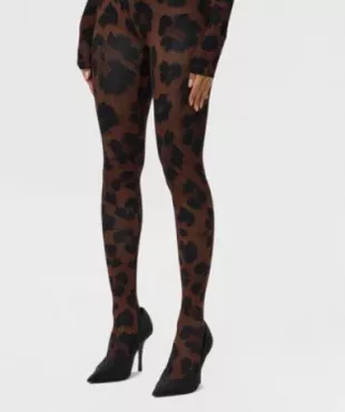 Naked Animal Print Tights