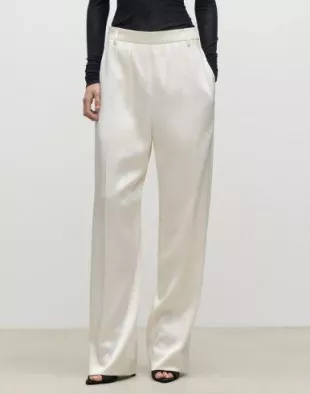 Satin Wide-leg Pants