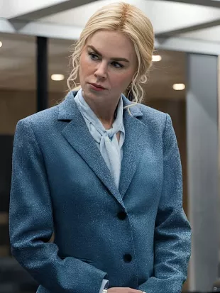 Nicole Kidman Special Ops Lioness S03 Blue Tweed Blazer