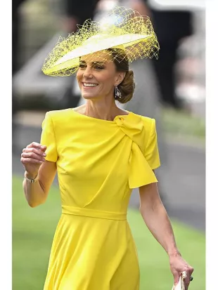 Royal Ascot 2026 Kate Middleton Elegant Yellow Dress