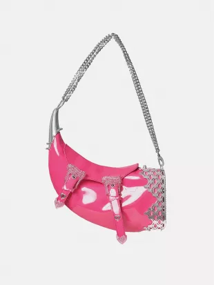 Whorne Bag Patent Leather Harlot Pink