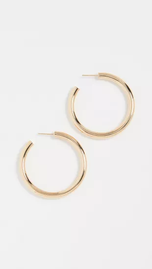 Lou Medium Hoop Earrings