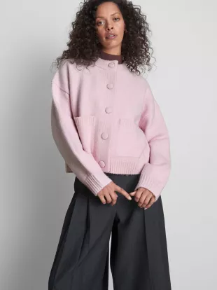 Knitted Bomber Cardigan