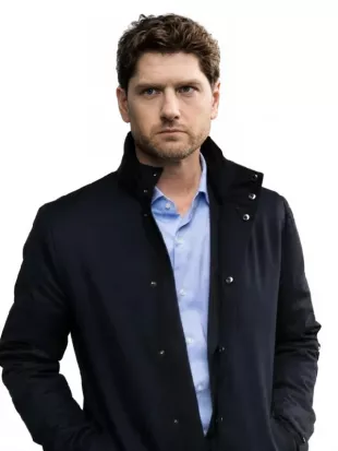 Slow Horses S06 Kyle Soller Black Coat