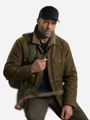 Mutiny 2026 Jason Statham Brown Cotton Jacket