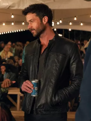 Ransom Canyon S02 Jack Schumacher Black Leather Jacket