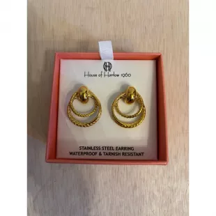 Rope Knot Knocker Earrings
