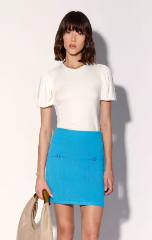 Leah Skirt in Bright Blue