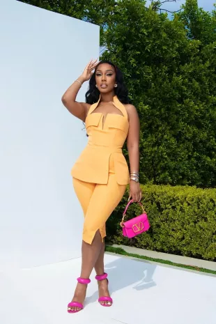 Blair Orange Capri Set