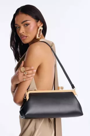 Don't Kiss And Tell Faux Leather Bag
