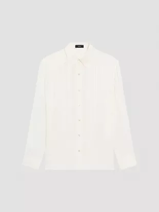 Tonal Stripe Button-Up Shirt