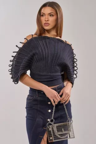 Denim On Denim Blouse