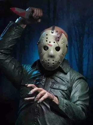 Jason Voorhees Green Leather Jacket