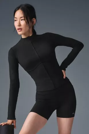 Ribbed Long Sleeve Top