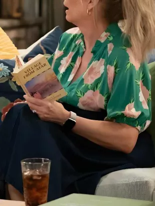 Leanne S02 Leanne Morgan Green Floral Top