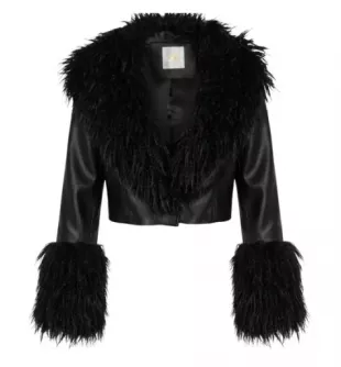 Cher Jacket in Onyx