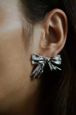 Bow-Shaped Earrings