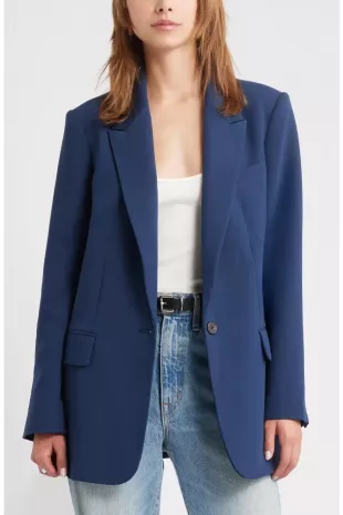 Icon Twill Relaxed Blazer