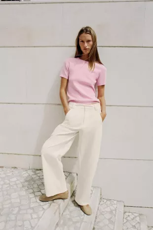 Soft-Touch Knit Top