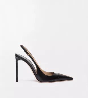 Shiny Leather Thea Slingback