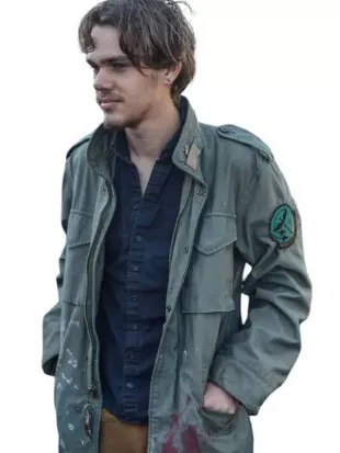 Boyhood Ellar Coltrane Green Jacket