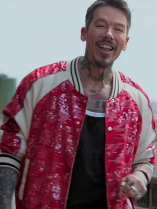 David Bromstad My Lottery Dream Home S19 Red Sequin Jacket
