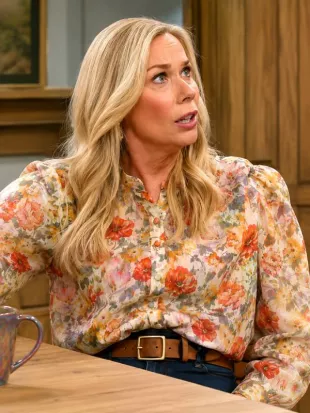 Leanne S02 Leanne Morgan Floral Print Blouse