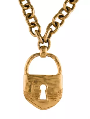 Padlock Pendant Necklace