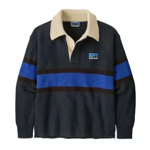 Recycled Wool-Blend Rugby Sweater