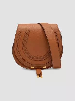 Marcie Leather Saddle Bag