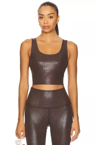 Power Shine Sport + Street Cropped Tank Top