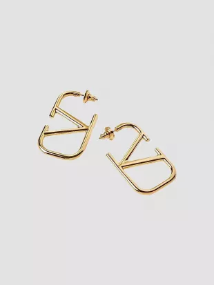 VLogo Signature Metal Earrings