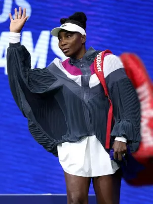 Venus Williams 2026 US Open NYC Pleated Zip-up Jacket