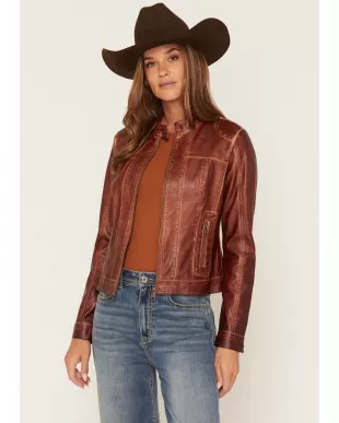 Faux Leather Jacket