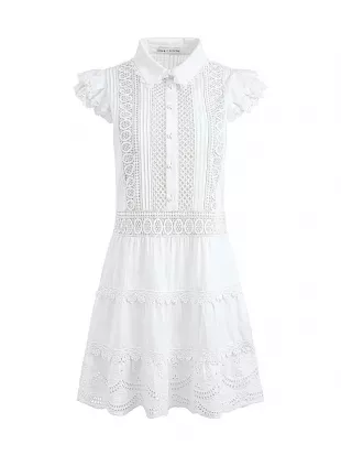 Meeko Cotton Mini Shirtdress
