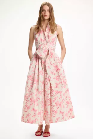 Jasmine Sonata Print Chiné Shirt Dress