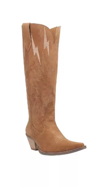 Thunder Road Suede Tall Western Boots