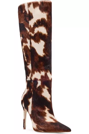 Nitro Genuine Calf Hair Knee High Boot
