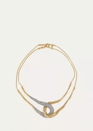 Solanales Crystal Interlock Necklace