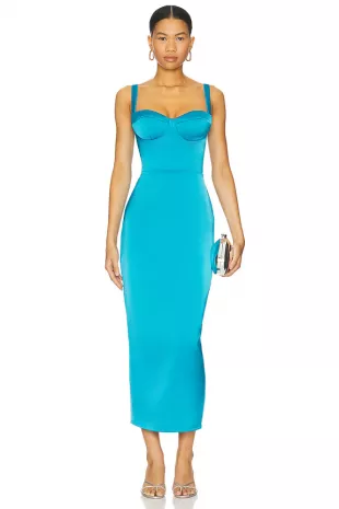 Teagan Dress in Lagoon