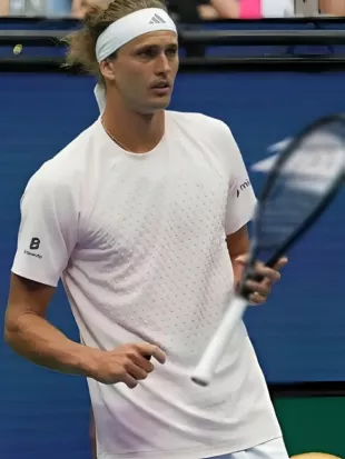 US Open 2026 Alexander Zverev White T-Shirt