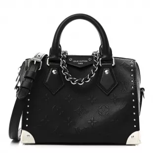Calfskin Monogram Bold Speedy Trunk 20