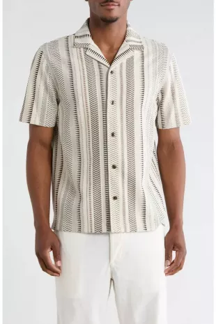Jacquard Camp Shirt
