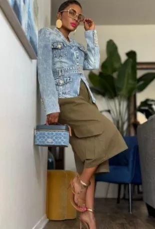 Ostia Denim Blazer
