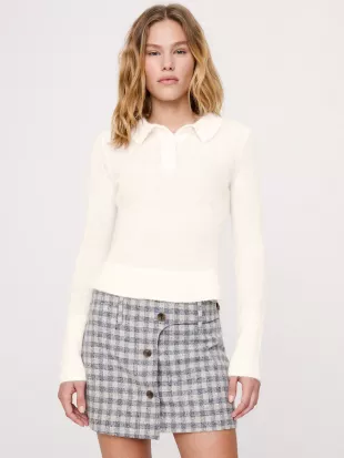 Italian Alpaca Blend Sweater Polo