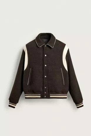 Contrast Bomber Jacket