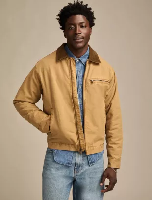 Men's Canvas Work Long Sleeves Jacket