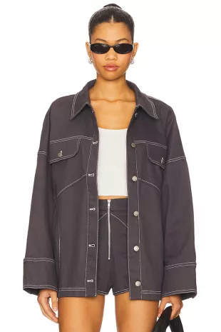 Brixton Jacket in Slate